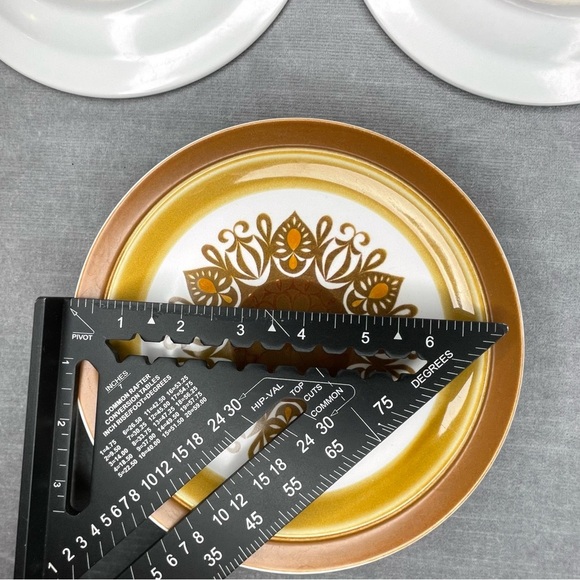 Vintage Lytton Casual Ceram Stoneware Japan Side Plates CH9600 Set of 4 - Picture 10 of 14